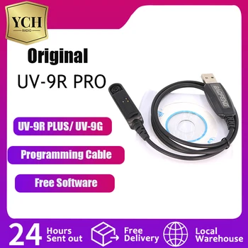 Кабель для программирования UV-9R Pro для BAOFENG UV-9R Plus BF-9700 BF-A58 UV-XR UV-5R WP GT-3WP UV-5S UV-9R Радио USB Кабель Для Передачи данных Диск CD