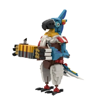 Новинка на складе The Master Sword Wild Breath Link Kass Bird Keeper MOC, наборы кирпичных строительных блоков, игрушки, подарки для детей